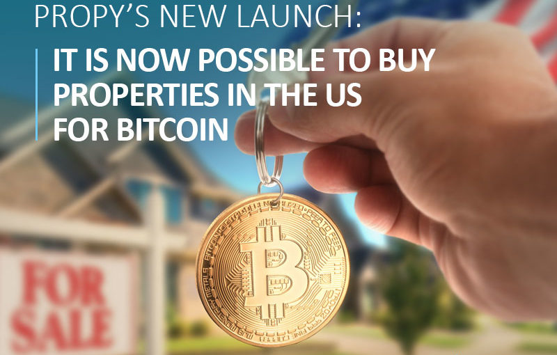Propy’s new launch: It is now possible to Buy properties in the US for Bitcoin