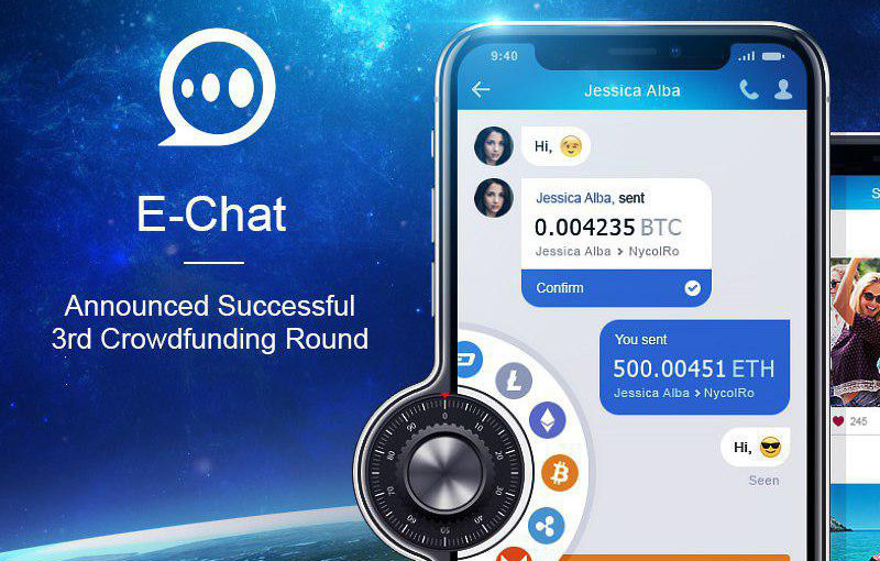 e-Chat Launches 3rd Round of Token Sale