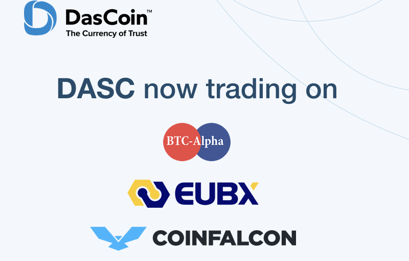 DasCoin set to SkyRocket after launching on Public Exchanges – DasCoin