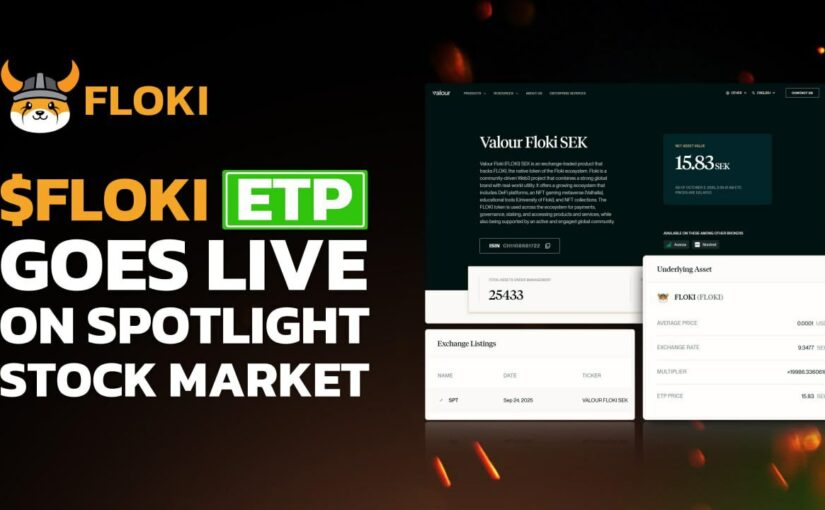 Floki Enters European Market With Launch of First Exchange-Traded Product